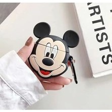 Esmo Home Vivid 1. Nesil / 2. Nesil Ile Uyumlu Figürlü Silikon Kulaklık Kılıfı, Micky Mouse