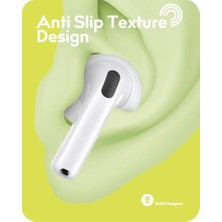 Esmo Home Gcioii Airpods Için 3 Çift Kulak Ucu 4 Gürültü Önleyici Kulaklık Kapağı [saklama Çantası Eklendi] Kaymayan Aksesuarlar Airpods 4. Nesil (Yarı Saydam) ile Uyumlu