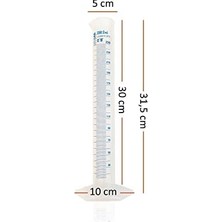 Esmo Home 250ML Plastik Mezür Mavi Skala