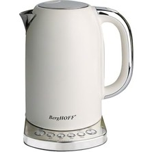 Esmo Home Berghoff Gem Concept 1, 7 L Su Isıtıcı – 2400 W, Çoklu Otomatik Sıcaklık Ayarı | Vanilya Krem