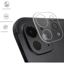 Esmo Home iPad Pro 12.9 Inç Kamera Koruyucu 3D Temperli Cam