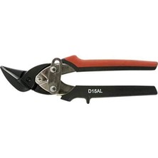 Esmo Home D15AL-BE Sol Düz Kesim Kompakt Havacılık Snip 0ffset Çene, Yeşil/siyah