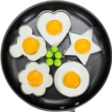 Esmo Home Chermik Metalik Yıldız Şeklinde Omlet Yumurta ve Krep Kalıbı