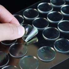 Esmo Home Şeffaf Çift Taraflı Yuvarlak Montaj Bandı 42 Adet 10MM Iz Bırakmayan Yapışkan Nokta Duvar Askı Poster Fotoğraf Sabitleyici, Adsorpsiyon Teknolojisi, Çıkarılabilir ve Tekrar Kullanılabilir