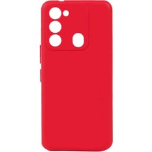 Esmo Home Spark 8c ile Uyumlu Kılıf Biye Yumuşak Silikon Kırmızı