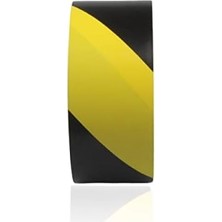 Esmo Home Boss Güvenlik Bandi Yer Isaretleme Bandi, 48 mm x 30 M, Sari Siyah