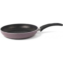 Esmo Home Papilla Optimum Argos Plus 26 cm Mor Kırçıl Granit Efektli Yapışmaz Kızartma ve Sote Tavası
