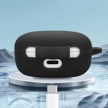 Esmo Home Buds 6 Play ile Uyumlu Kancalı Kılıf Tam Koruma Kancalı Kılıf Toz ve Kirden Koruyan Silikon Buds 6 Play ile Uyumlu (Lacivert)