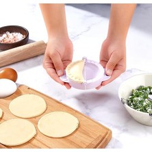 Esmo Home Rotanev Pratik Ravioli Poğaça Çiğ Börek Mantı Kurabiye Kalıbı Plastik 1 Adet