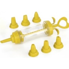 Esmo Home Krema Pompası Sıkacağı Krem Şanti Sıkacağı Pompası 6 Parça Set - Pasta ve Kek Süsleme Aracı