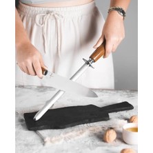 Esmo Home Zaika Venge Ağacı 30 cm Profesyonel Oval Masat Manyetize Yapı