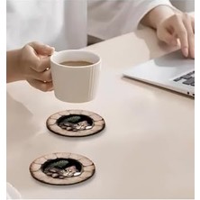 Esmo Home 6'lı Ahşap Bardak Altlığı BRD-007