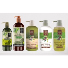 Esmo Home Doğal Zeytinyağlı El ve Vücut Losyonu, Sıvı Sabun, Duş Jeli, Şampuan ve Saç Kremi 250 ml