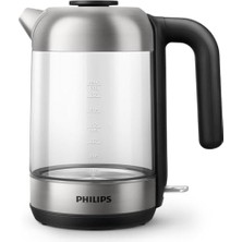 Esmo Home Philips Serisi 5000 Cam Su Isıtıcısı - 1,7l, Hızlı Kaynatma, Paslanmaz Çelik Eleman, Kireç Filtresi, 360° Kablosuz Taban, Çıkarılabilir Kapak, Mavi Işık Göstergesi (HD9339/80)