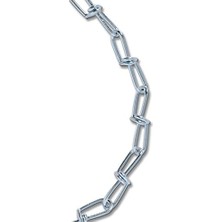 Esmo Home Industries A15921 2/0 Double Loop Electro Galvanizli, 3 M Gerçek, Çinko Gümüş