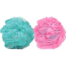 Yenibağ - Banyo ve Duş Lifi, Yumuşak Vücut Yıkama Lifi, Karışık Renkli Banyo Kesesi 2'li Paket