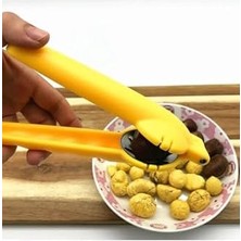 Esmo Home Yenigeldi 1 Adet Yeni Tasarım Ergonomik Paslanmaz Çelik Hazneli Kestane Kesici,sarı