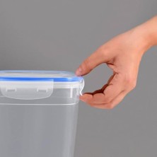 Esmo Home Orret Home Sızdırmaz Kapaklı 6'lı Saklama Kabı Seti, Contalı Pp Plastik, Çeşitli Boyutlar (3X975 Ml, 3X1400 Ml), Gıdaları Güvenle Saklayın, Mutfakta Düzen Sağlayıcı