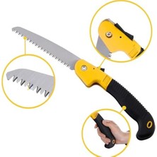 Esmo Home Şahin Tools SHT-018 Katlanır Budama Testeresi - 18 cm Yüksek Karbonlu Çelik Bıçak, Ergonomik Tutuş, Üç Eksenli Özel Bileme, Hızlı Kesim (Cut)