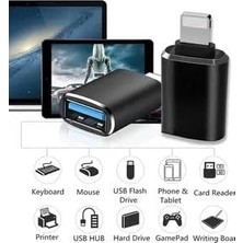 Esmo Home Iphone & Ipad Ile Uyumlu USB 3.0 Dönüştürücü Lightning USB Çevirici Veri Fotoğraf ve Şarj Çevirici Adaptör Dönüştürücü DT25UL