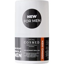 Esmo Home Cosmed Koltukaltı Leke Karşıtı - Ter Kokusu Önleyici Deodorant - Dermo-Men Deodorant Roll On - 50 ml