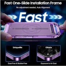 Esmo Home - Iphone 12 Pro ile Uyumlu Hayalet Ekran Koruyucu Otomatik Kurulum Hizalama Anti Dust 8k Ultra Bas Çek