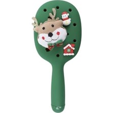 Esmo Home Twistlo Yılbaşı Temalı Saç Fırçası Yeşil - 76