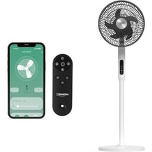 Esmo Home Xenon Smart Akıllı Vantilatör Wi-Fi Bluetooth Mobil Uygulama ile Uzaktan Kontrol Edilebilen Max. 60 Db Ultra Sessiz 7 Saat Zamanlayıcı Ayaklı Fan X7430