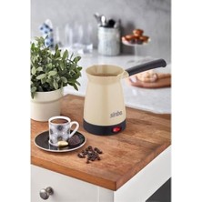 Esmo Home Sinbo SCM-2969 Türk Kahve Makinesi – Elektrikli Cezve, 5 Fincan Kapasite, 400 ml Su Kapasitesi,tabanı Paslanmaz Çelik, 700W, Krem