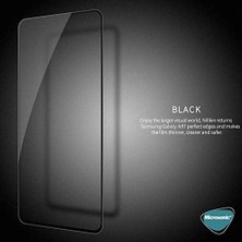 Esmo Home Galaxy 10 Lite Tam Kaplayan Temperli Cam Ekran Koruyucu Siyah