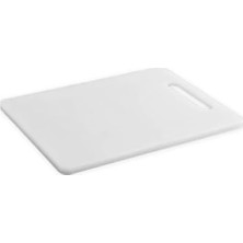 Esmo Home Promosyonca Kesim Panosu, Kesim Tahtası, Saplı ve Düz Seçenek, Beyaz (Büyük)