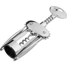 Esmo Home Orret Home Metal Tirbuşon Şarap Açıcı – 304 Paslanmaz Çelik Mantar Kapak Açacağı, Dayanıklı ve Ergonomik Şarap Açma Aparatı