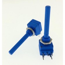 Esmo Home Mavi Plastik Uzun Mil 47K Potansiyometre