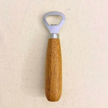 Esmo Home Ahşap Saplı Şişe Açacağı, Akasya Ağacı ve Paslanmaz Çelik, 15X3 Cm, Ergonomik Tasarım, Bira ve Içecek Şişeleri Için