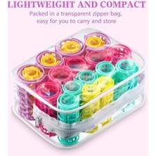 Esmo Home Saç Maşası, 30 Pcs 5 Farklı Boyutta Bigudi Seti, Kendinden Tutuşlu Plastik Rulo, Isısız Şekillendirme Aletleri, Kadınlar ve Kuaförler Için Profesyonel Dıy Saç Tasarımı Aksesuarları