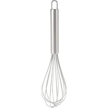 Esmo Home Metal Çırpıcı, 30 Cm, Gri, Metal Gövde, Bulaşık Makinesinde Yıkanabilir