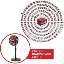 Esmo Home Einhell Akülü Vantilatör Ge-Cf 18/320 P Li-Solo Power X-Change (18 V, Ayaklı Vantilatör, 4 Hız Ayarı, Otomatik Dönme Işlevi, Yüksekliği Ayarlanabilir, Akü ve Şarj Cihazı Dahil Değildir)