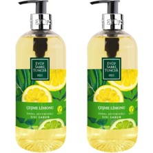 Esmo Home Çeşme Limonu Doğal Zeytinyağlı Sıvı Sabun 500 ml x 2 Adet