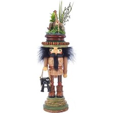 Esmo Home Kurt Adler HOLLYWOOD™ Hayvanat Bahçesi Fındıkkıran, 38 Cm, Dekoratif Noel Süsü