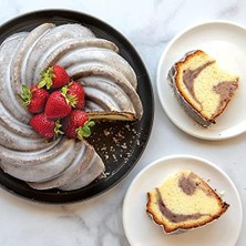 Esmo Home Nordic Ware Swirl Alüminyum Döküm Pişirme Kalıbı Ø 26 x 10 cm - Ekstra Kalite - Abd'de Üretilmiştir