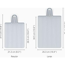 Esmo Home Joseph Joseph CHOP2POT Plus Büyük Katlanır Doğrama Tahtası, Açık Mavi