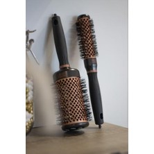 Esmo Home Olivia Expert Blowout Heat - Nylgard Kıllar - 25 mm - Bronz - Kalın ve Kıvırcık Saçların Profesyonel Bakımı ve Kontrolü Için Güçlü Saç Kurutma Makinesi Fırçası