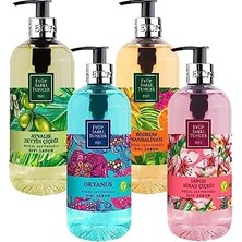 Esmo Home Mandalina, Okyanus, Kiraz ve Zeytin Çiçeği Sıvı Sabun