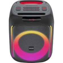 Esmo Home Kenwood Parti Hoparlörü AS-P200BT - Dinamik Işık Gösterisi, 10 Saat Pil Ömrü, Bluetooth, Tws (Kablosuz), Usb, Sd Kart, Aux Girişi, Mikrofon Girişi, Siyah