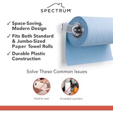 Esmo Home Spectrum Diversified Duvara Monte Kağıt Havluluk, Şeffaf