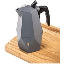 Esmo Home Mukko Home Mokapot -3 Cups Coffeehutt Bigg Coffee Kahve Demleme Kahve Ekipmanı Italyan Filtre Kahve Makinesi,gri
