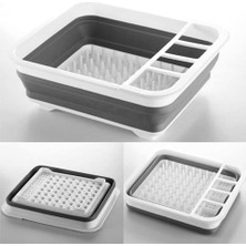 Esmo Home Arsimo Katlanabilir Bulaşık Kurutmalık ve Tabaklık, Akordiyon Tasarım