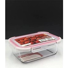 Esmo Home Paşabahçe Bake&store Saklama Kabı 1800 cc T A Conta Lsr Kırmızı 1 Ofset Tanıtım Kartı 6 Paşabahçe