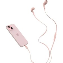 Esmo Home Soundform Kablolu Kulaklık (Pembe) – Mikrofonlu Kulak Içi Tasarım, Usb-C Konnektör, 15, iPad Mini, Galaxy ve Cihazlarla Uyumlu