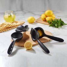 Esmo Home Kocapazar Döküm Limon Sıkacağı 24 cm – Büyük Boy Metal Limon Presi – Dayanıklı Siyah Narenciye Sıkacağı